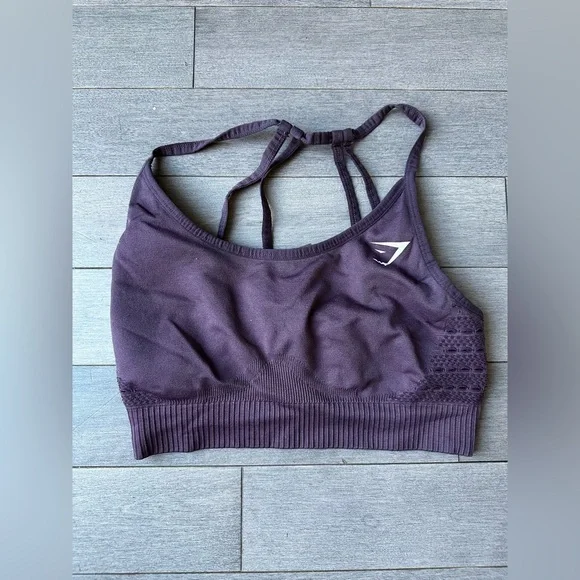 Lot Of 3 Gym Shark Athletic Workout Gym Running Activewear Sports Bra Medium - Picture 8 of 10